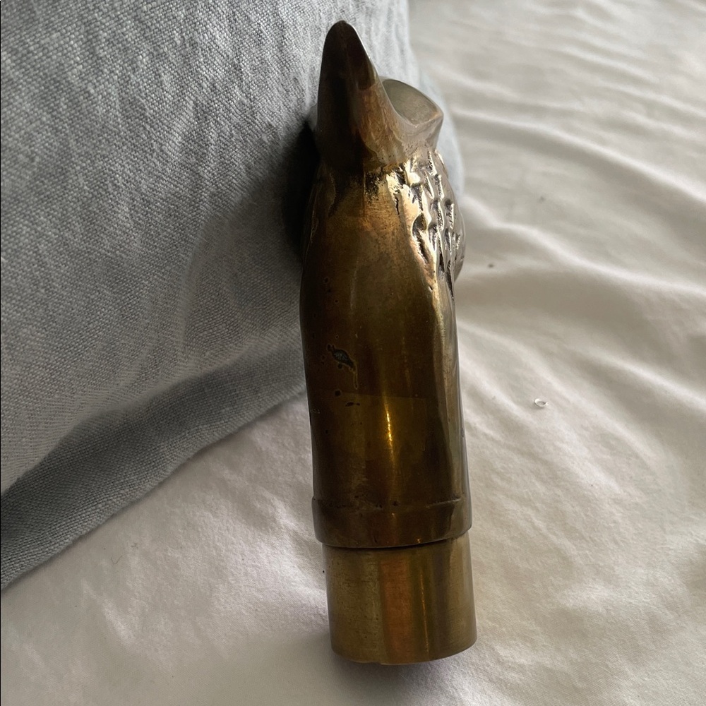 Source Unknown Gold Eagle Head Cane Handle - image 3